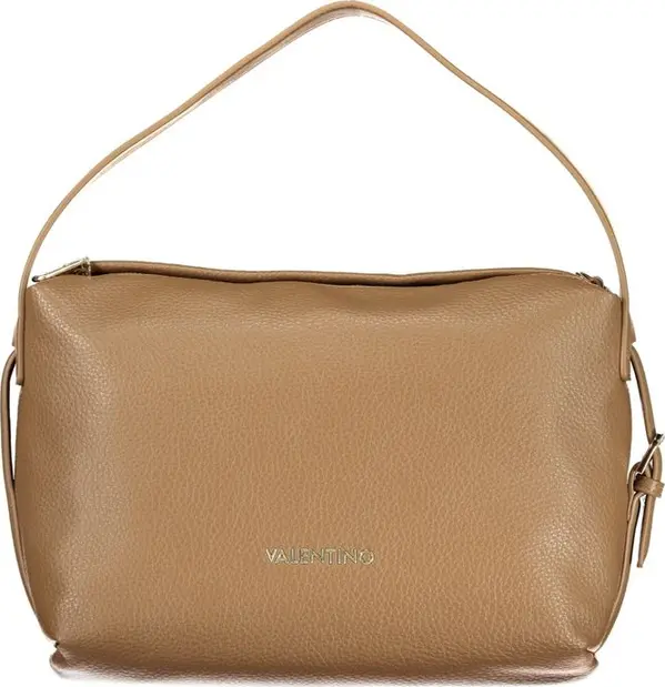 Brown Polyurethane Women's Bag