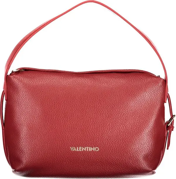 Rosso Polyurethane Women's Bag with Adjustable Strap