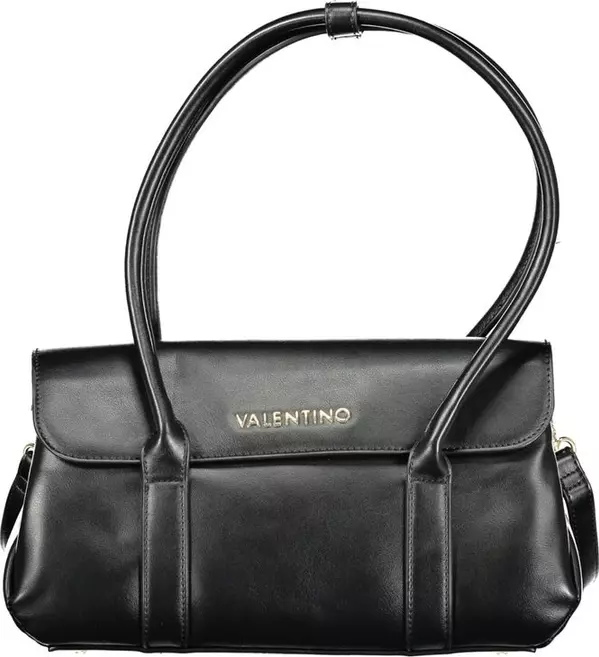 Black Polyurethane Women's Bag