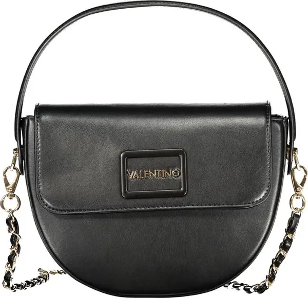 Black Polyurethane Women's Bag