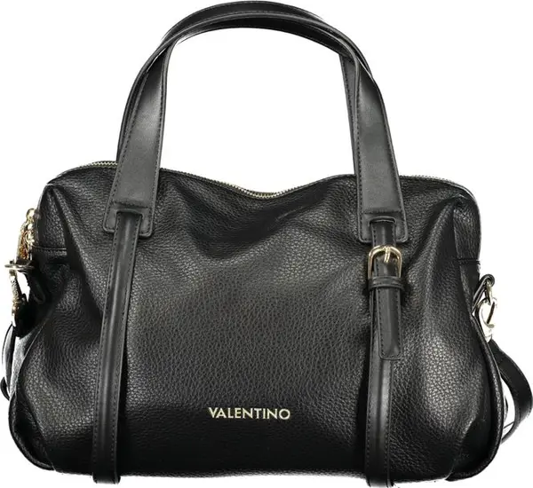 Black Polyurethane Women's Bag