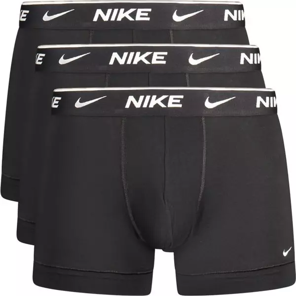 Black Cotton Men's Boxer Short
