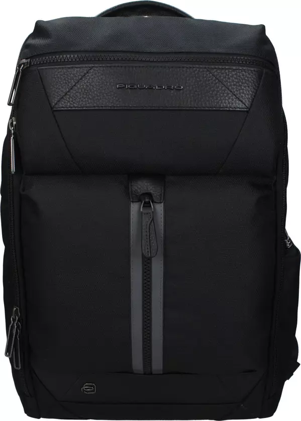 Black Fabric Backpack