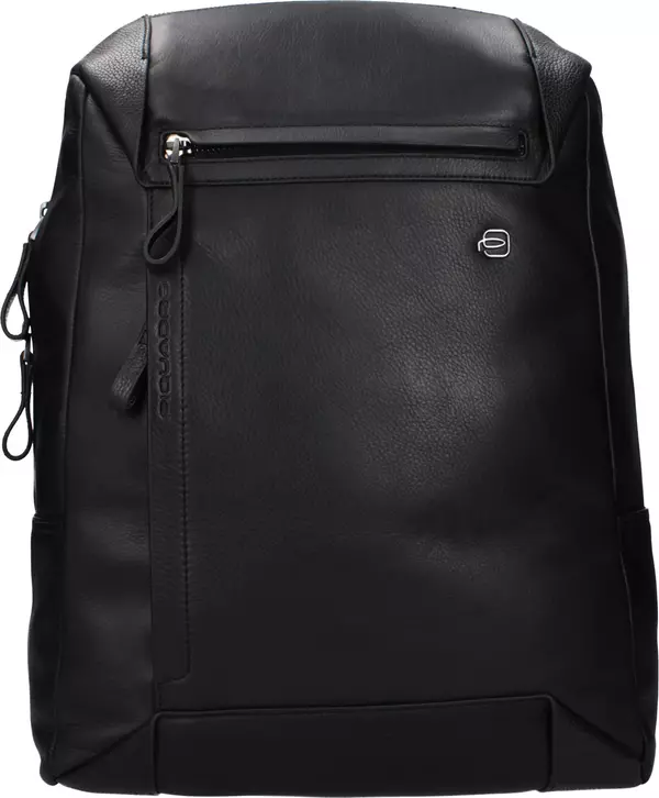 Black Leather Backpack