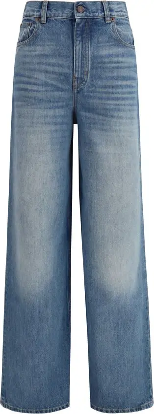 Blue Cotton Jeans Denim