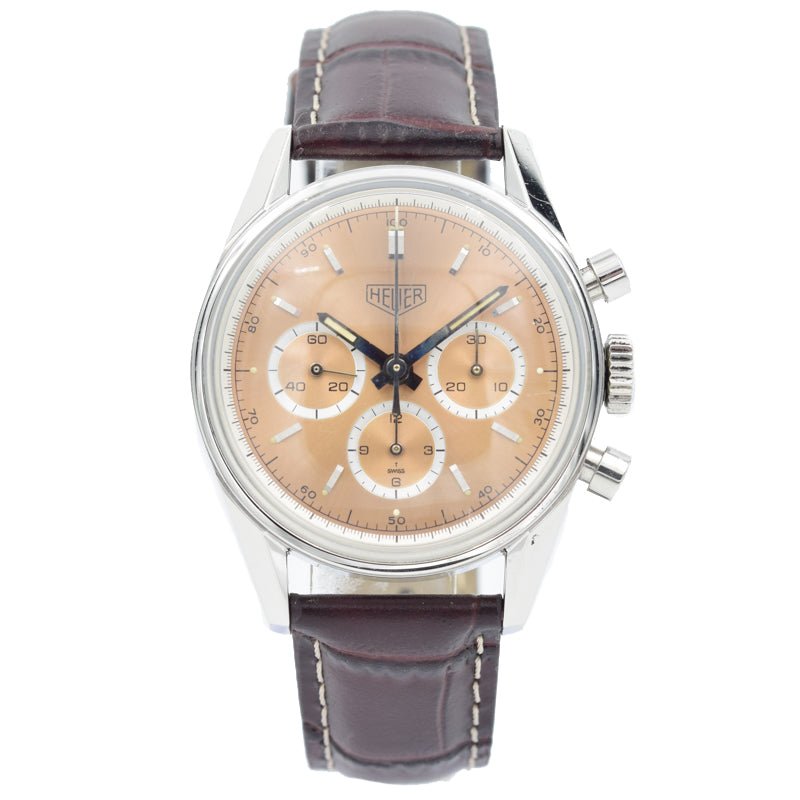 SOLD - Tag Heuer Carrera CS3112 Salmon Dial Manual Wind - 36mm