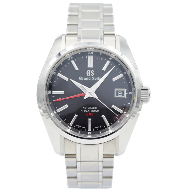 SOLD - Grand Seiko Heritage SBGJ203 Mt. Iwate GMT Black Dial - 40mm
