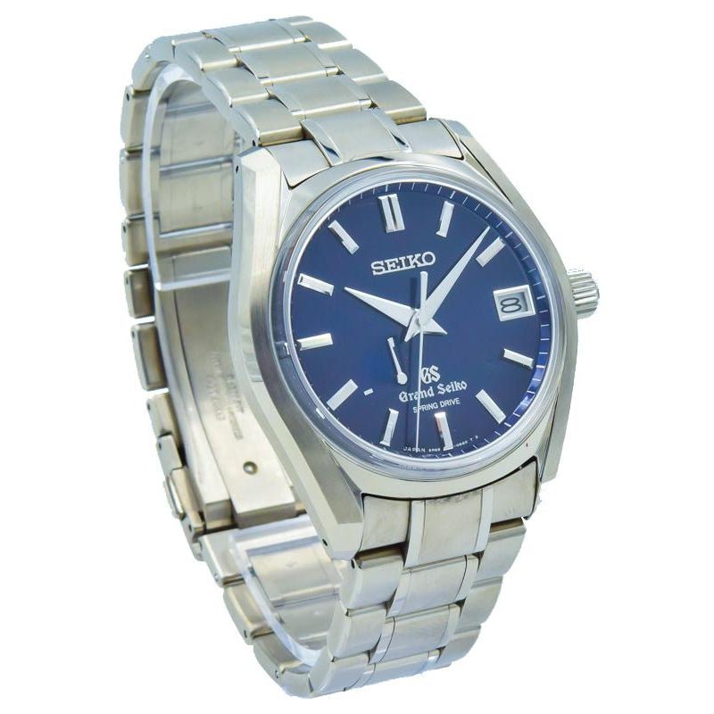 SOLD 02/2019 - Grand Seiko SBGA127 - Limited Edition 55th Anniv. Spring Drive Blue Dial - 40mm