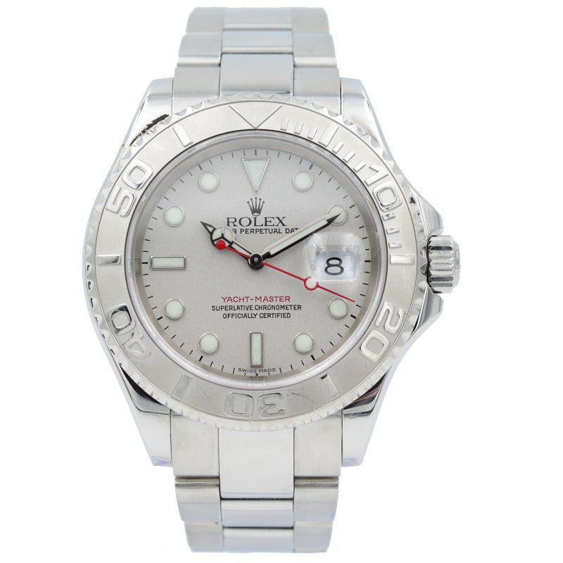 SOLD - Rolex Yachtmaster 16622 Platinum Dial and Bezel - 40mm