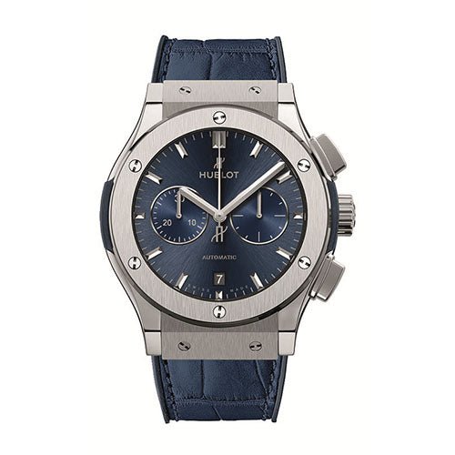 Hublot Classic Fusion Automatic Chrono 42mm Blue Chronograph Titanium - 541.NX.7170.LR