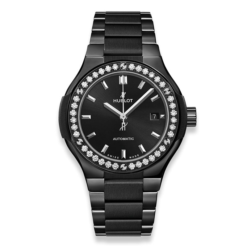 Hublot Classic Fusion Black Magic Bracelet Diamonds  - 585.CM.1470.CM.1204