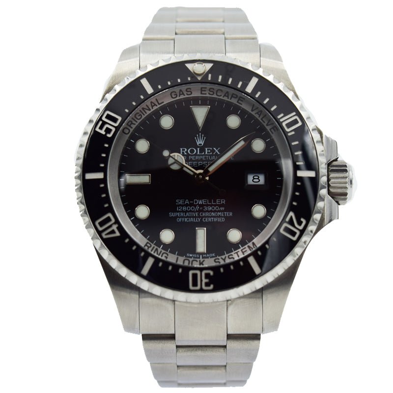 SOLD 02/2020 - Rolex Sea-Dweller Deepsea - 126660 - Black Dial and Black Ceramic Bezel - 44mm