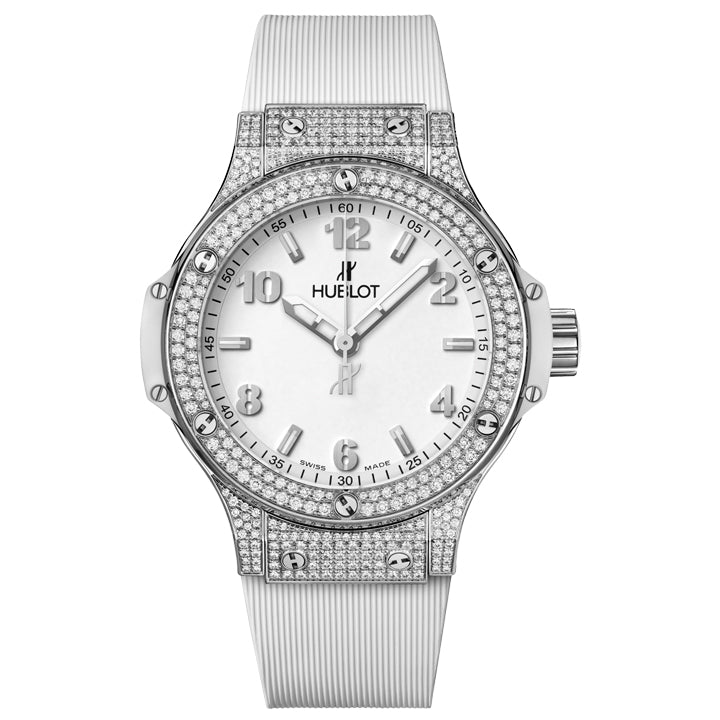 Hublot Big Bang Steel White Pave - 361.SE.2010.RW.1704