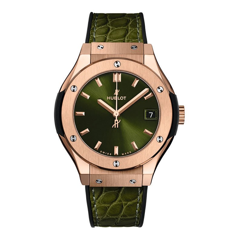 Hublot Classic Fusion 33mm Green King Gold - 581.OX.8980.LR