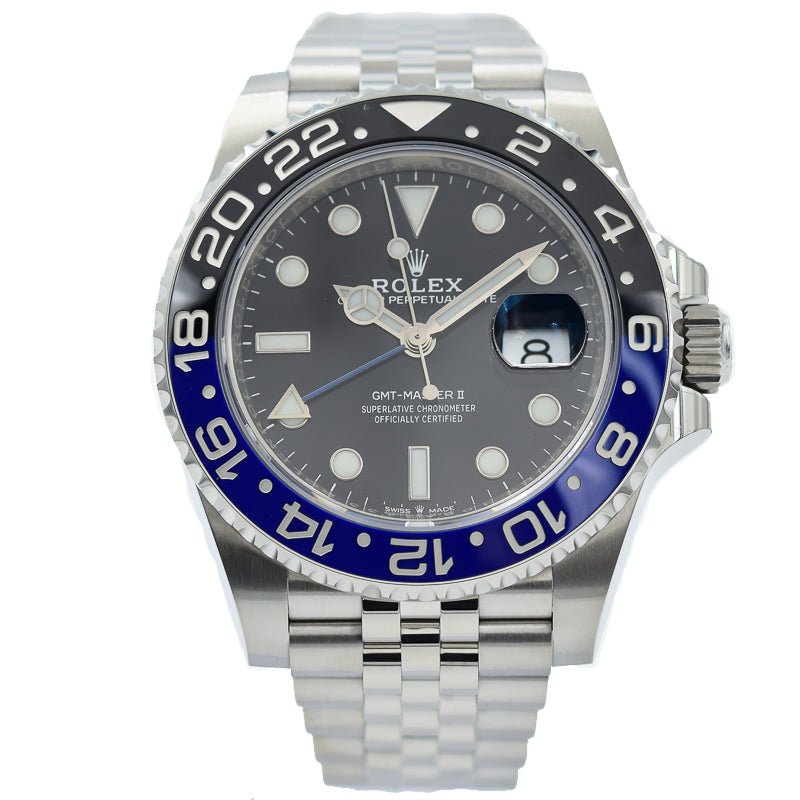 SOLD 10/2019 - Rolex GMT-Master II - 126710BLNR - Batman" Black and Blue Bezel - 40mm"
