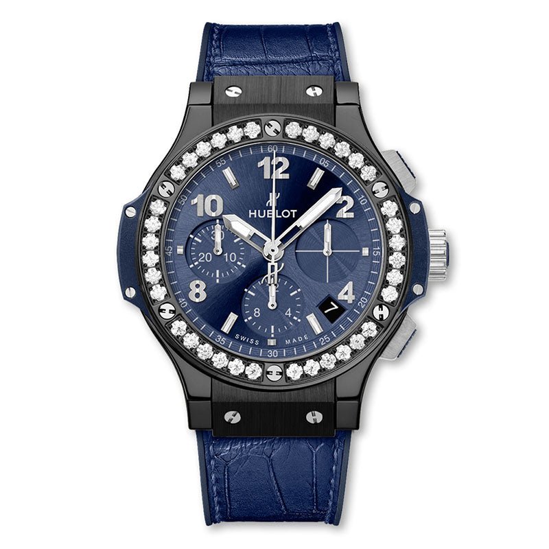 Hublot Big Bang Ceramic Blue Diamonds - 341.CM.7170.LR.1204