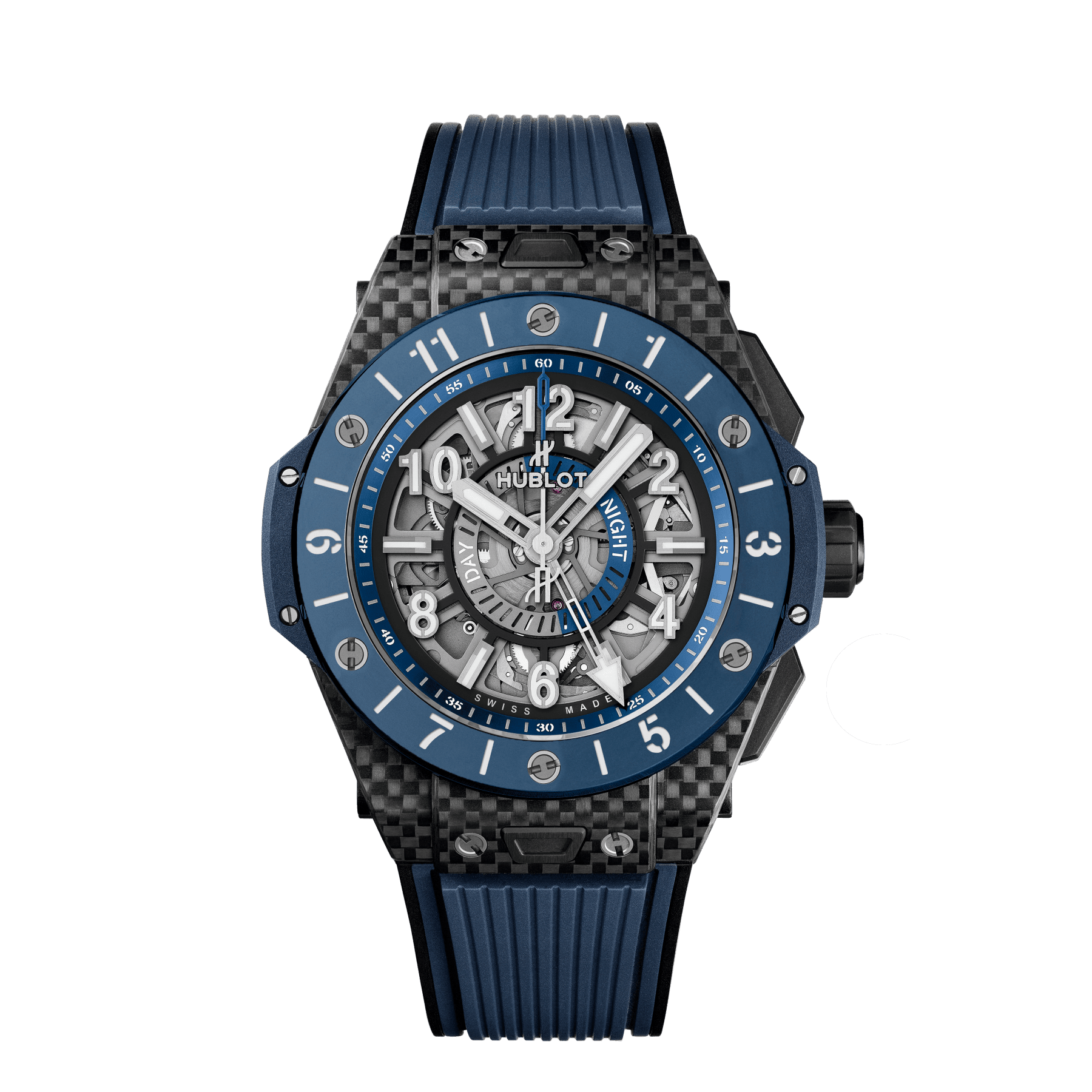 Hublot Big Bang Unico GMT Carbon Blue Ceramic- 471.QL.7127.RX