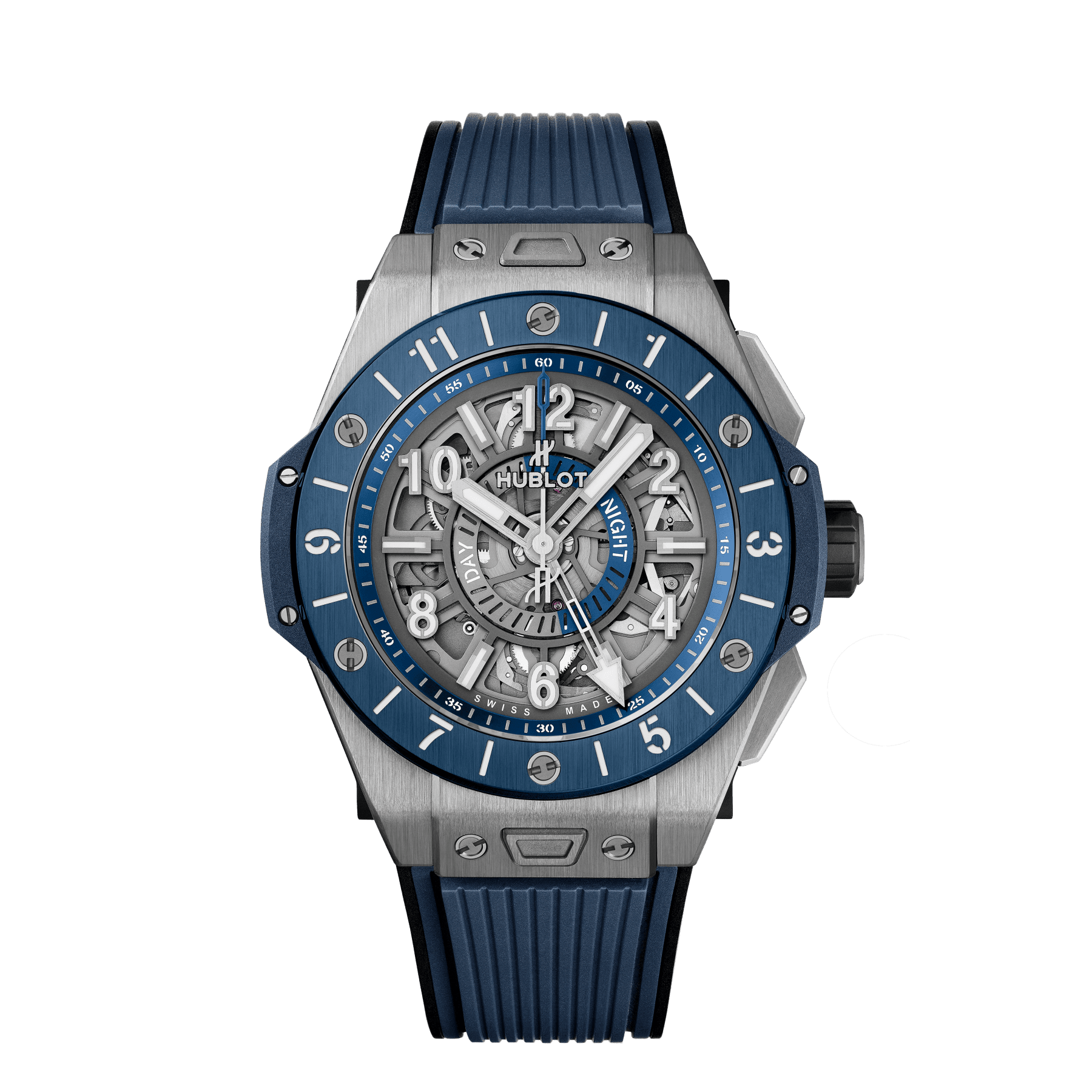 Hublot Big Bang Unico GMT Titanium Blue Ceramic- 471.NL.7112.RX