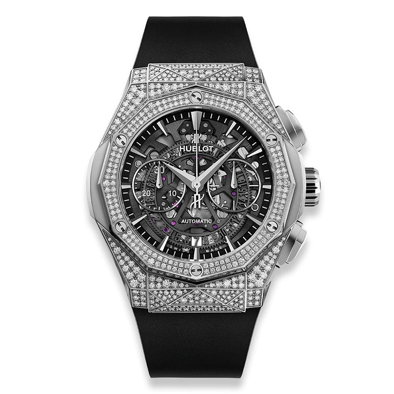 Hublot Classic Fusion Aerofusion Chronograph Orlinski Titanium Pave - 525.NX.0170.RX.1704.ORL18