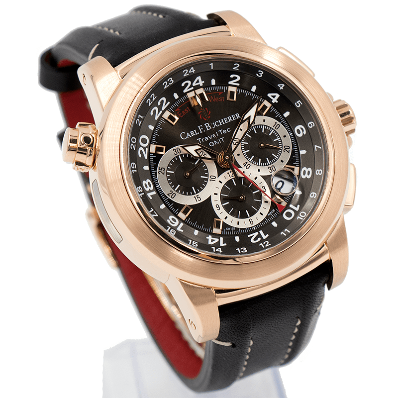 SOLD - Carl F. Bucherer Patravi TravelTec GMT 00.10620.03.33.01 - 211237
