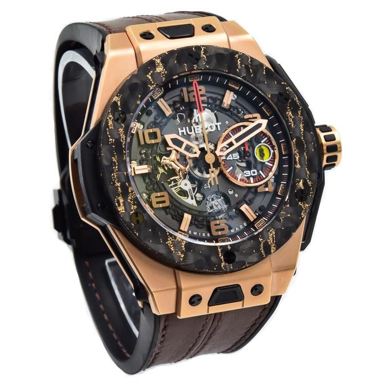 SOLD 11/2019 - Hublot Big Bang Unico Ferrari - 401.OJ.0123.VR - King Gold Carbon - 45mm