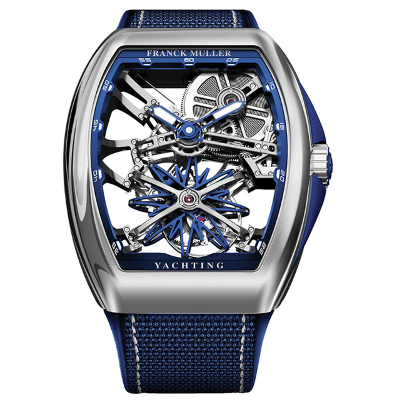 Franck Muller Vanguard Yachting Gravity Skeleton Watch - V 45 T GRAVITY CS YACHT SQT