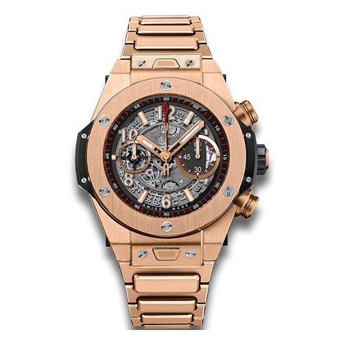 Hublot Big Bang Unico King Gold Pave Bracelet - 411.OX.1180.OX