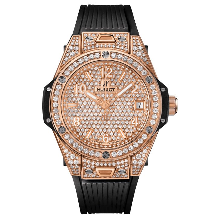 Hublot Big Bang One Click King Gold Full Pave - 465.OX.9010.RX.1604