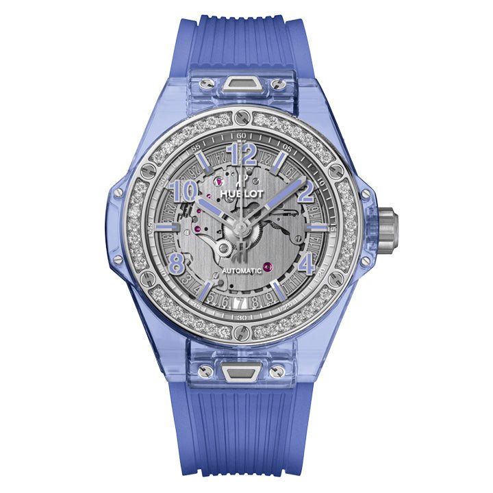 Hublot Big Bang One Click Blue Sapphire Diamonds - 465.JL.4802.RT.1204