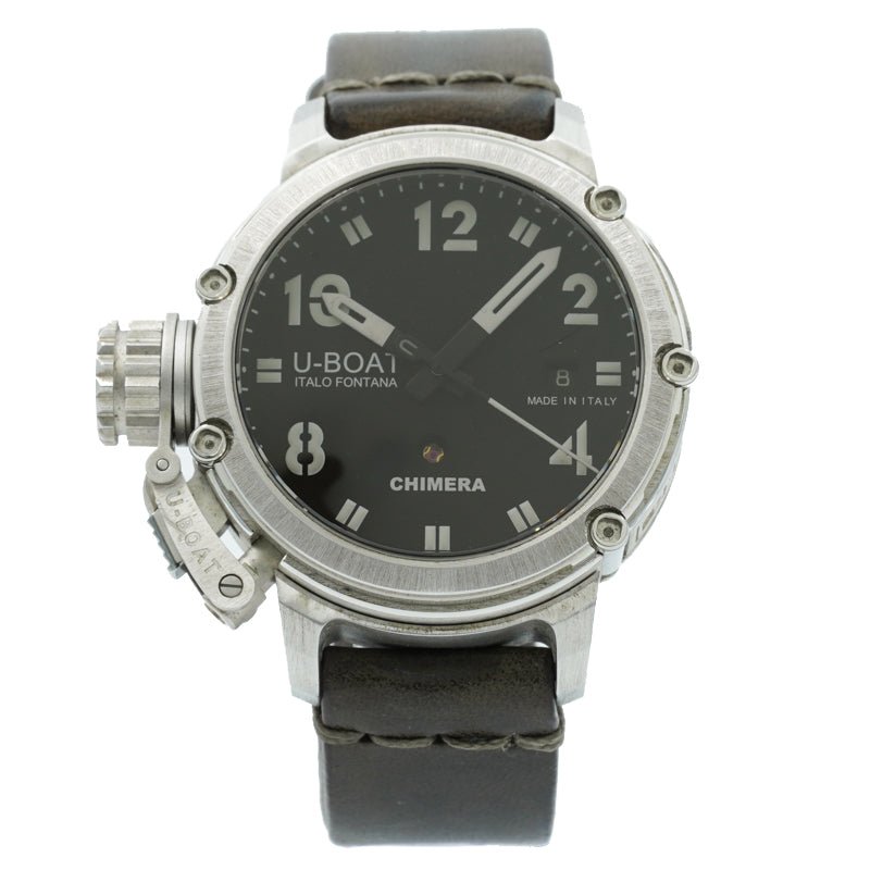 SOLD 04/2022 U-Boat Chimera 7233 925 Sterling Silver Automatic - 43mm