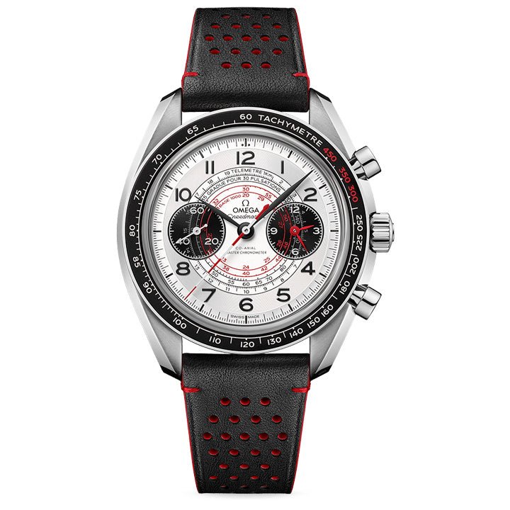 Omega Speedmaster Chronoscope on Perforated Black Leather Strap - 329.32.43.51.02.001