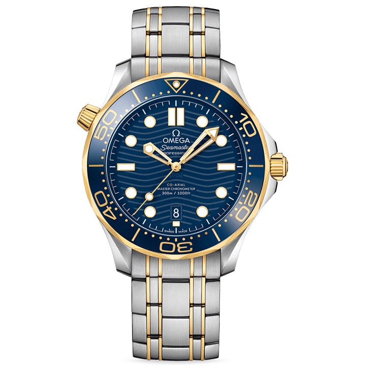 Omega Seamaster Diver 300m Steel & Yellow Gold - 210.20.42.20.03.001
