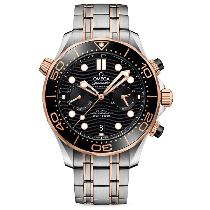 Omega Seamaster Diver 300m Steel & Sedna Gold 44mm - 210.20.44.51.01.001