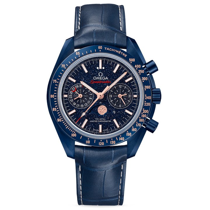 Omega Moonphase Blue Side of the Moon Co-Axial Master Chronometer - 304.93.44.52.03.002