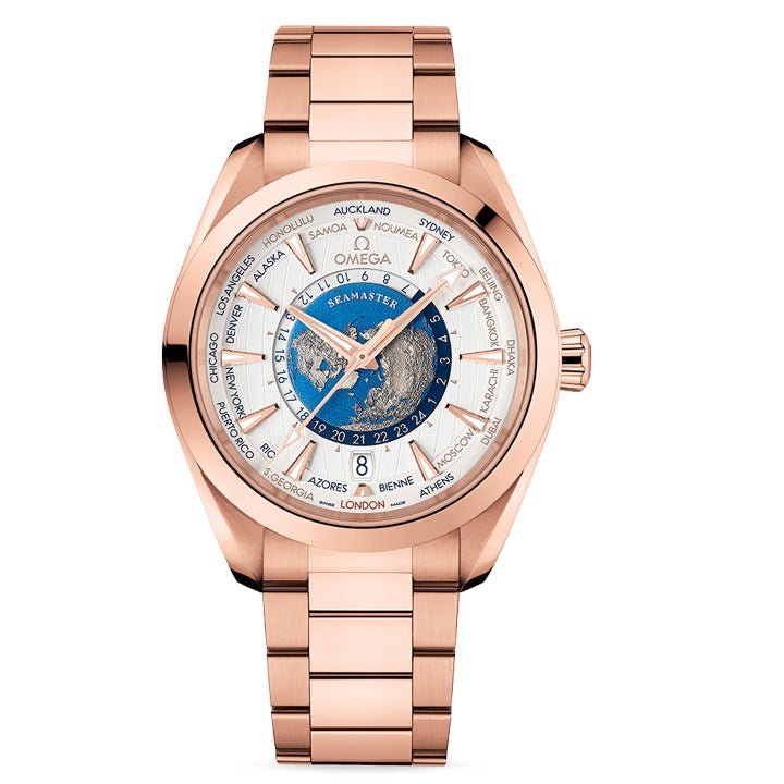Omega Seamaster Aqua Terra 150M GMT World Timer 43mm - 220.50.43.22.02.001