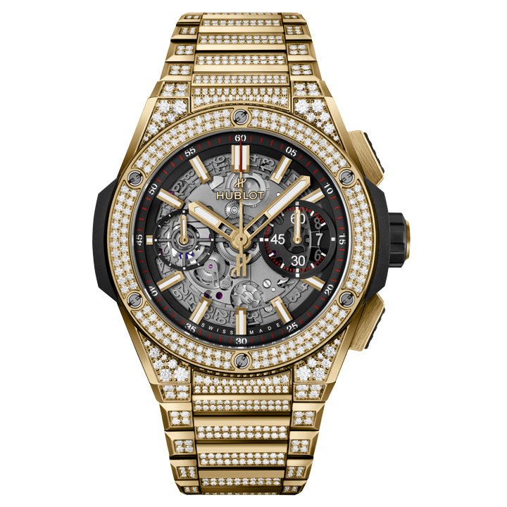 Hublot Big Bang Integral Yellow Gold Diamond Pave 42mm - 451.VX.1130.VX.3704