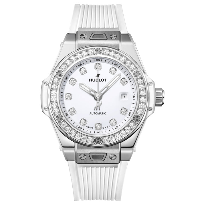 Hublot Big Bang One Click Steel White Diamonds 33mm - 485.SE.2210.RW.1204