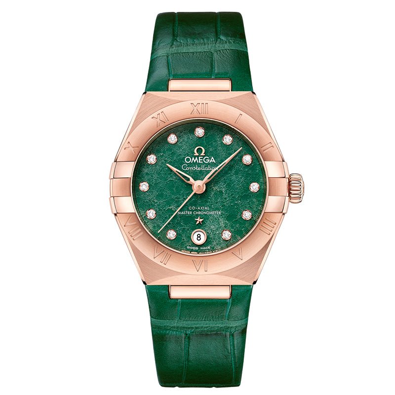 Omega Constellation Co-Axial Master Chronometer 29mm Green Adventurine- 131.53.29.20.99.002
