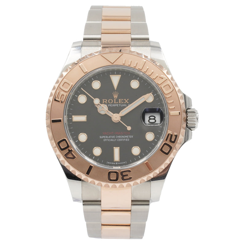 SOLD - Rolex Yacht-Master 268621 Two-Tone Black Dial 37mm '22 B&P