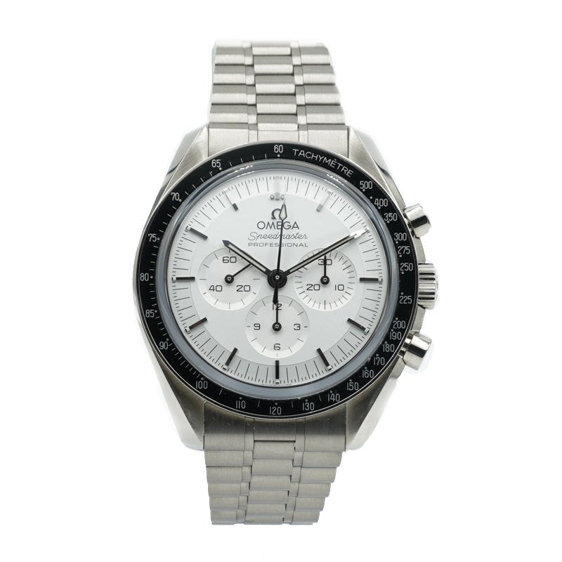 SOLD - 8/31/22 - Omega Canopus Gold Speedmaster Moonwatch 310.60.42.50.02.001 B&P 18k Bracelet