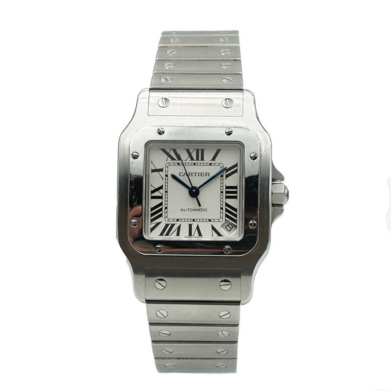 SOLD - Cartier Santos 32mm Galbee XL W20098D6 '09 B&P Automatic