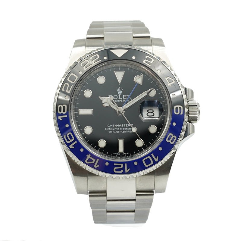 SOLD - Rolex GMT Master II 116710BLNR Batman Stainless Steel 40mm