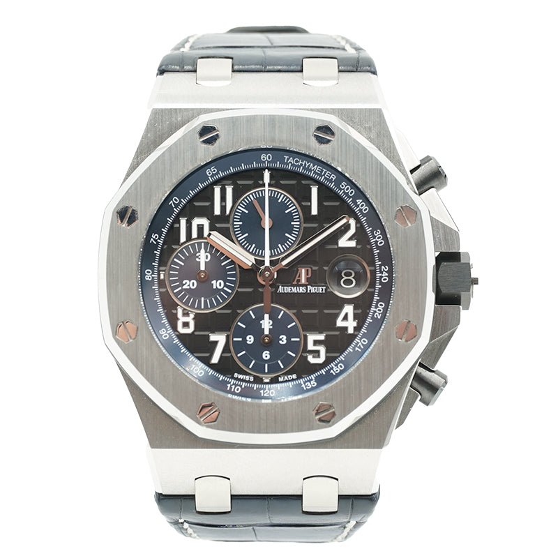 SOLD - Audemars Piguet Royal Oak 42mm Offshore Chronograph 26470ST.OO.A028CR.01 B&P