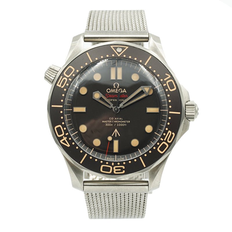 SOLD - Omega 007 Seamaster B&P James Bond 210.90.42.20.01.001 Titanium on Bracelet 42mm