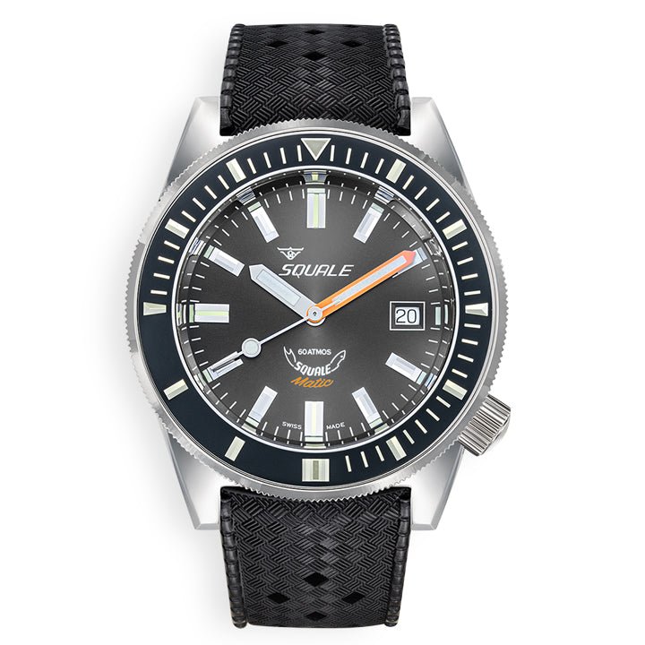 Squale Matic Grey Rubber - MATICXSA.HT