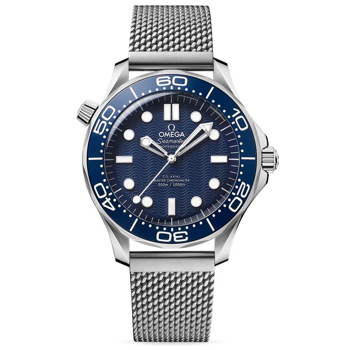 Omega Seamaster Diver 300m James Bond 60th Anniversary Blue Steel on Steel - 210.30.42.20.03.002
