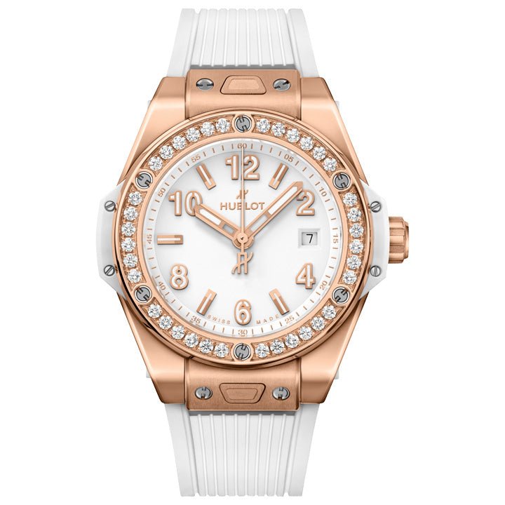 Hublot Big Bang One Click King Gold White Diamonds 33mm - 485.OE.2080.RW.1204