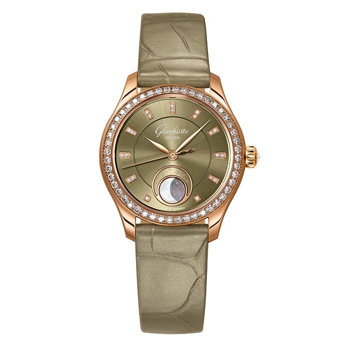 Glashutte Original Serenade Luna with Leather Strap- 1-35-14-05-15-04