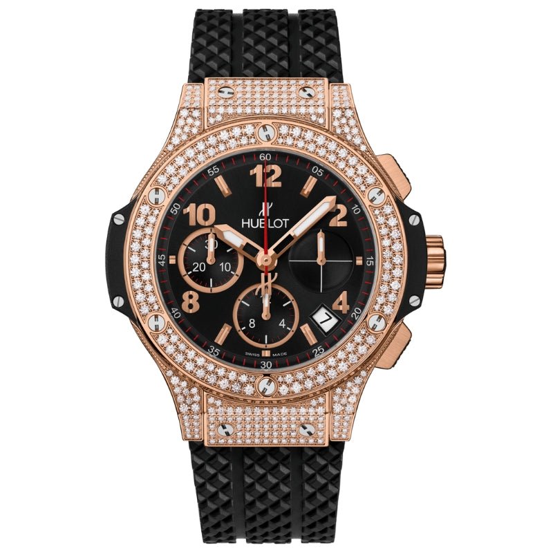 Hublot Big Bang Gold Pave Diamonds 41mm - 301.PX.130.RX.174