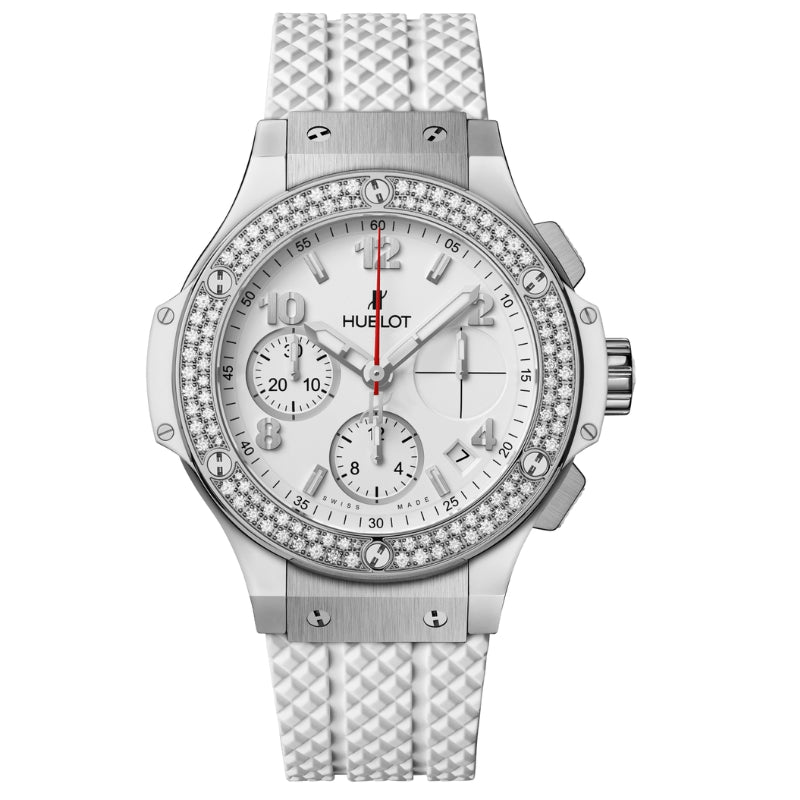 Hublot Big Bang Original Steel White Dial Diamonds - 342.SE.230.RW.114